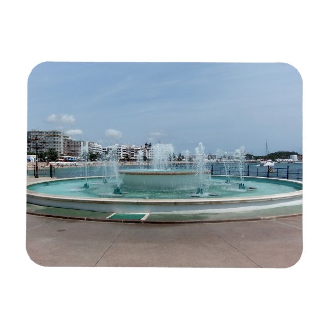 Íman Papais noeis Eulalia Fountain Magnet (Horizontal)