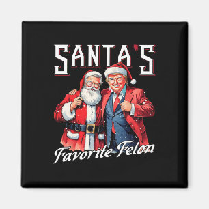 Íman Papais noeis Favoritos Felon Santa Claus Trump Nat