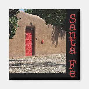 Íman Papais noeis Fe New Mexico Red Door e Adobe Magnet