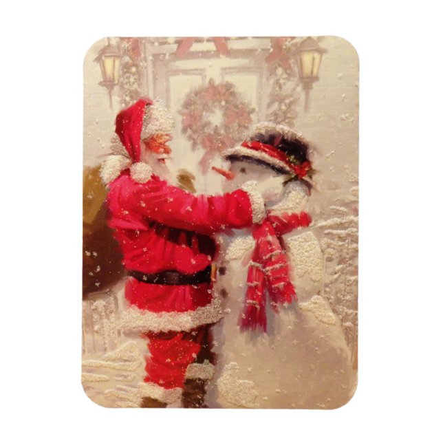 Íman Papais noeis Frosty Christmas (Vertical)