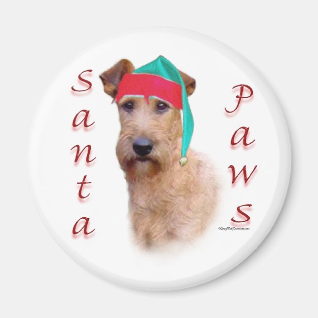 Íman Papais noeis irlandeses Terrier Paws (Frente)