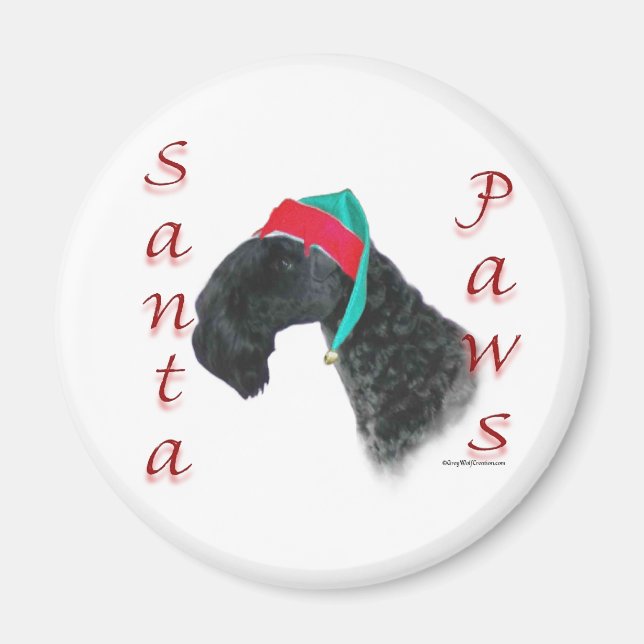 Íman Papais noeis Kerry Blue Terrier Paws (Frente)