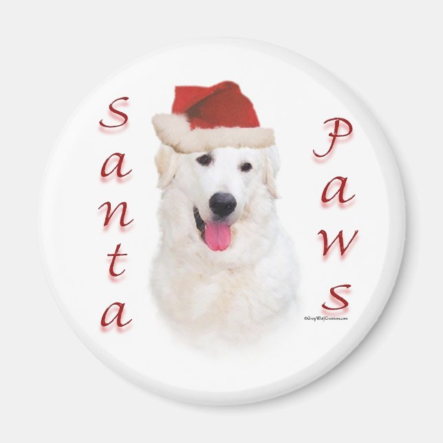 Íman Papais noeis Kuvasz Paws (Frente)