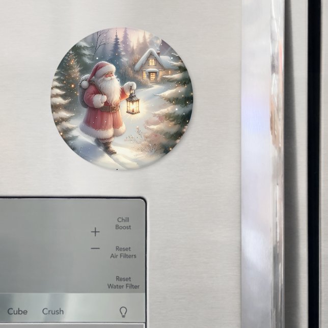 Íman Papais noeis Lanterna Passear de inverno Cena de A (In Situ (Fridge))