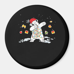 Íman Papais noeis Luzes de Natal do Urso Polar suportam