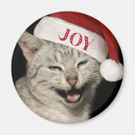 Íman Papais noeis Muito Engraçados Gato Ria Foto Natal
