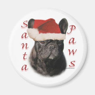 Íman Papais noeis para Bulldog Francês (preto)