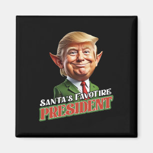 Íman Papais noeis Presidente Favorito Donald Trump Elf 