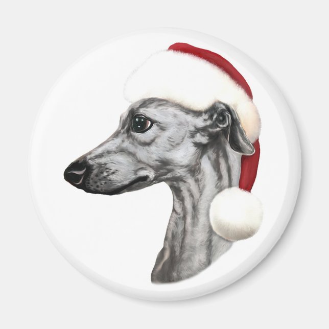 Íman Papais noeis Pretos de Natal (Frente)