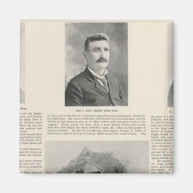 Íman Papais noeis Rosa, Califórnia (Frente)