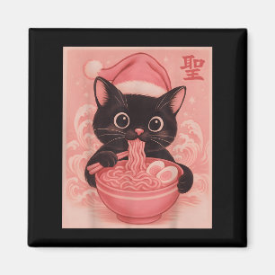 Íman Papais noeis Rosa De Gato De Natal Kawaii Anime Ra