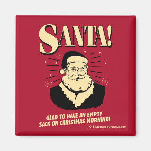 Íman Papais noeis: Saco Vazio Na Manhã De Natal