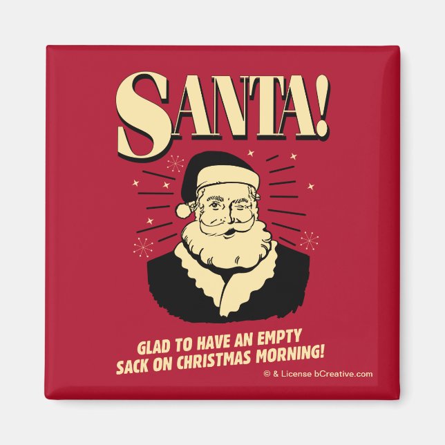 Íman Papais noeis: Saco Vazio Na Manhã De Natal (Frente)