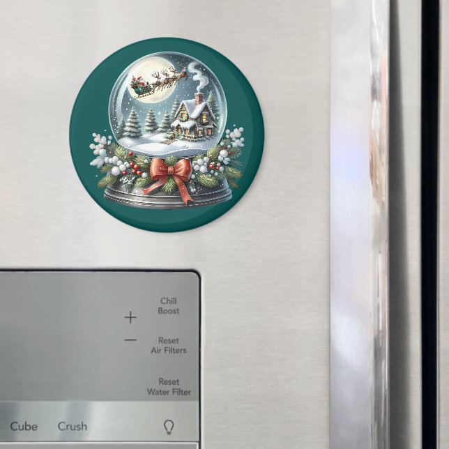 Íman Papais noeis Sleigh Ride in Snow Globe Wonderland (In Situ (Fridge))