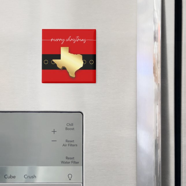 Íman Papais noeis Texas Belt Buckle Natal (In Situ (Fridge))
