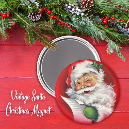 Íman Papais noeis Vintage Clássicos Verificando Sua Lis