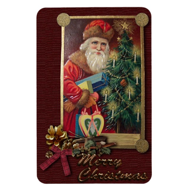 Íman Papais noeis Vintage Magnet Premium (Vertical)