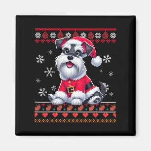 Íman Papais noeis X-mas suados, Miniatura, Cachorro C