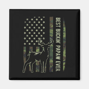 Íman Papaw Camo American Flag Deer Hunting da melhor fo