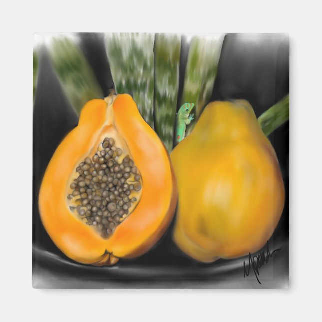 Íman Papaya Gecko (Frente)