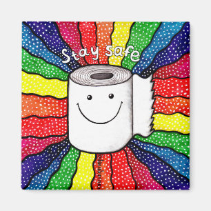 Íman Papel De Banheiro Seguro E Bonito