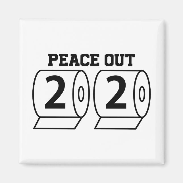 Íman Papel De Banquete 2020 Da Peace Out - Furioso Pand (Frente)