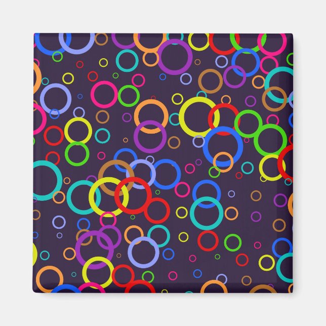 Íman Papel de parede do círculo (Frente)