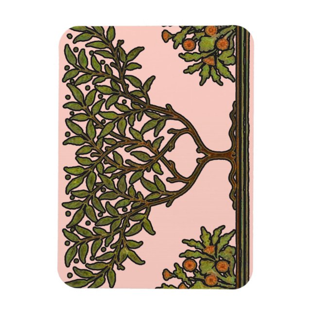 Íman Papel de Parede Friso Floral de William Morris (Vertical)