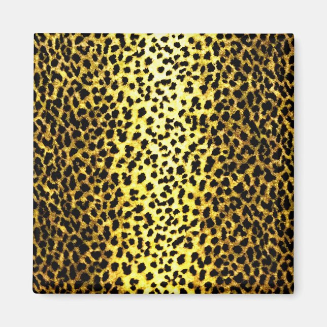 Íman Papel de parede Leopardo (Frente)