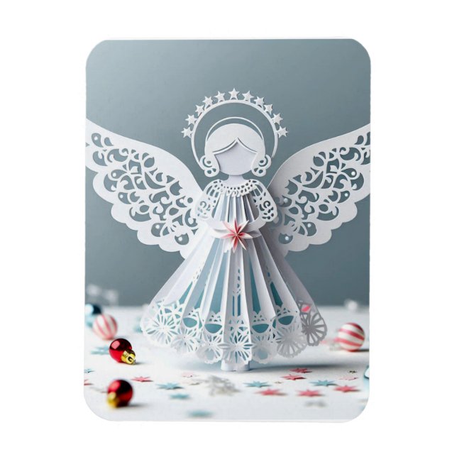 Íman Papelão Artesanatos de Natal (Vertical)