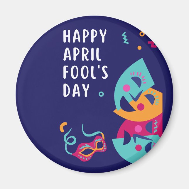 Íman Papelão do dia da April Fool (Frente)