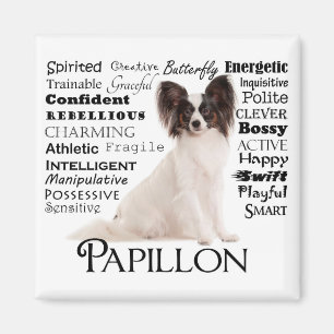 Íman Papillon Traits Magnet