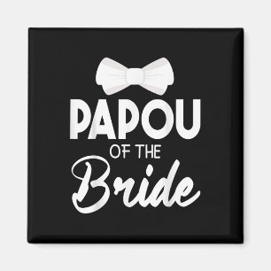Íman Papou Do Noivo Feliz Casamento Casado Com Hus
