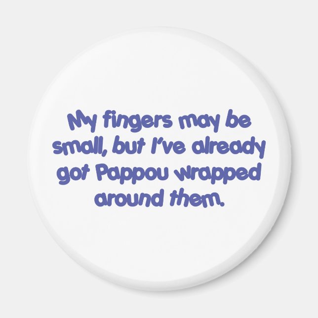 Íman Pappou's Embalados (Azul) (Frente)