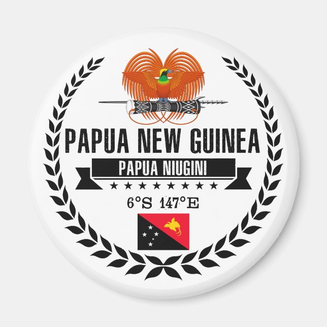 Íman Papua-Nova Guiné (Frente)