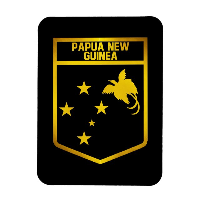 Íman Papua-Nova Guiné Emblem (Vertical)