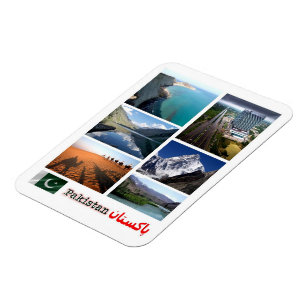 Íman Paquistão - Mosaico - Magnet