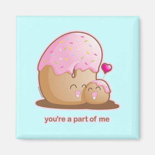 Íman Par da rosquinha (Frente)