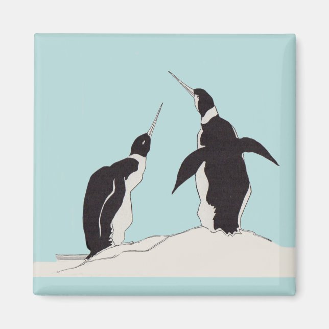 Íman par de pinguins (Frente)
