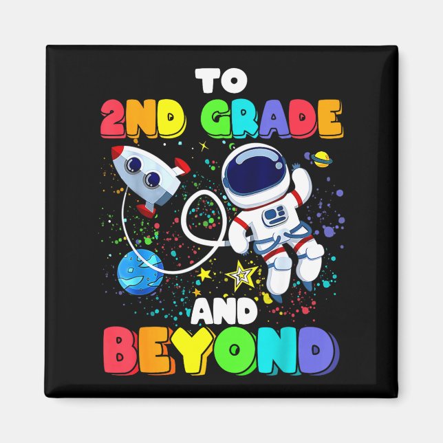 Íman Para a 2ª Série E Além Segundo Astronauta De Volta (Frente)