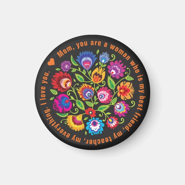 Íman Para a composição folclórica da Mãe Polonesa (Frente)