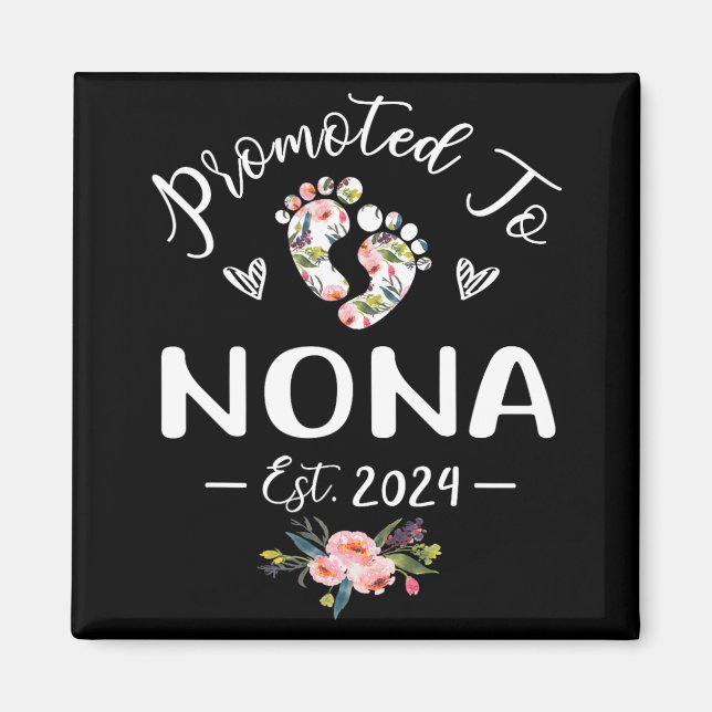 Íman Para a Nona Est 2024 Flor Dia das Mães  (Frente)
