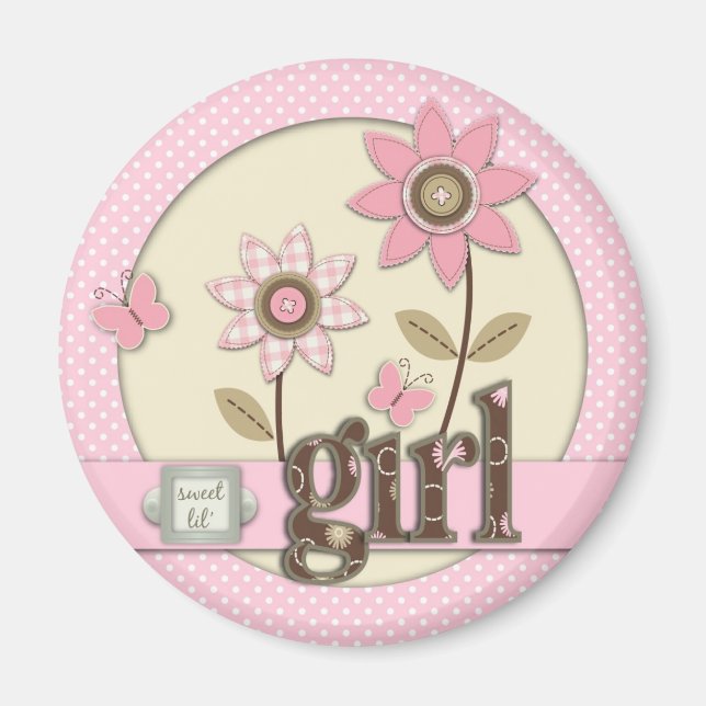 Íman Para Baby Girl Magnet 2 (Frente)