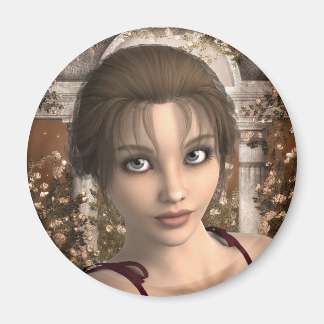 Íman Para Cair No Amor Arte Magnet (Frente)