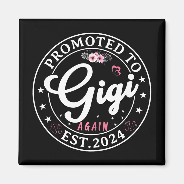 Íman Para Gigi Novamente Est 2024 Anúncio de Gravidez (Frente)