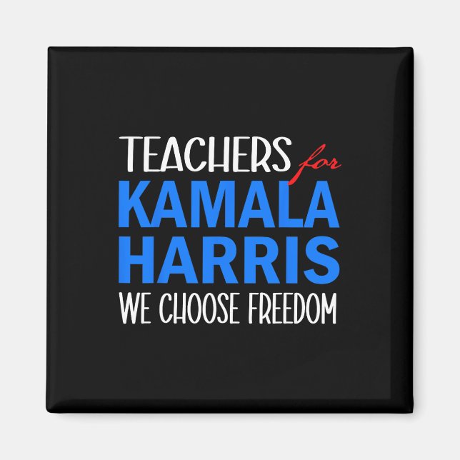 Íman Para Kamala Harris 2024 Escolhemos Liberdade (Frente)