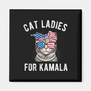 Íman Para Kamala Harris Cat Ladies Usa 2024 Womens