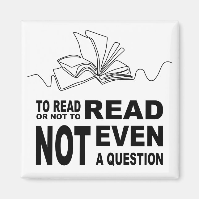 Íman Para ler ou não ler (Frente)