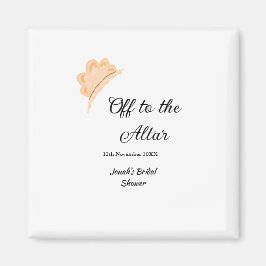 Íman Para o altar laranja capa chapéu chá de panela nom