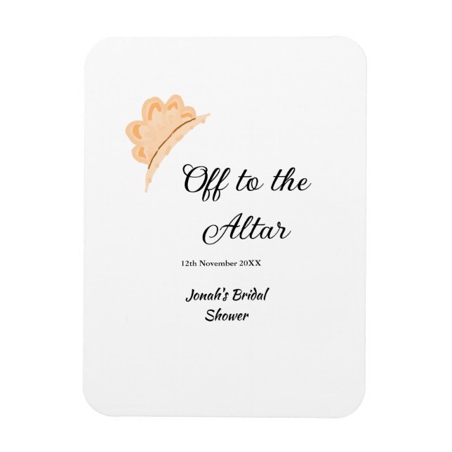 Íman Para o altar laranja chapéu de chapéu de chuveiro  (Vertical)